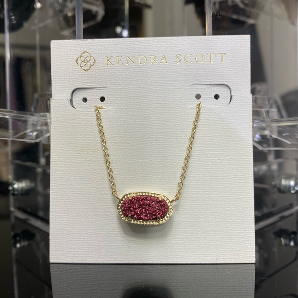 NEW Kendra Scott Elisa Necklace in Raspberry - Picture 6 of 8